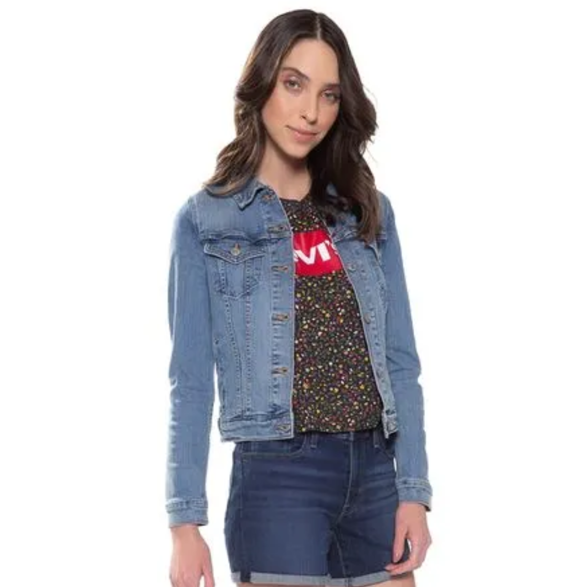 Posthaus Casaco Malha Polo Wear Casaco Feminino Jaqueta Jeans