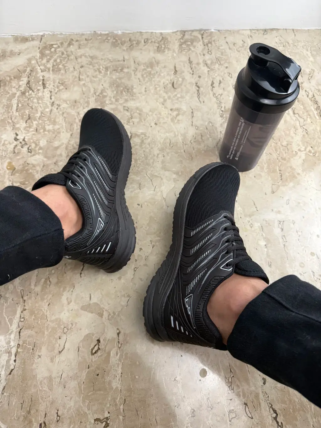 Tênis Masculino Zeuz Stripe 97RX-A Preto Total