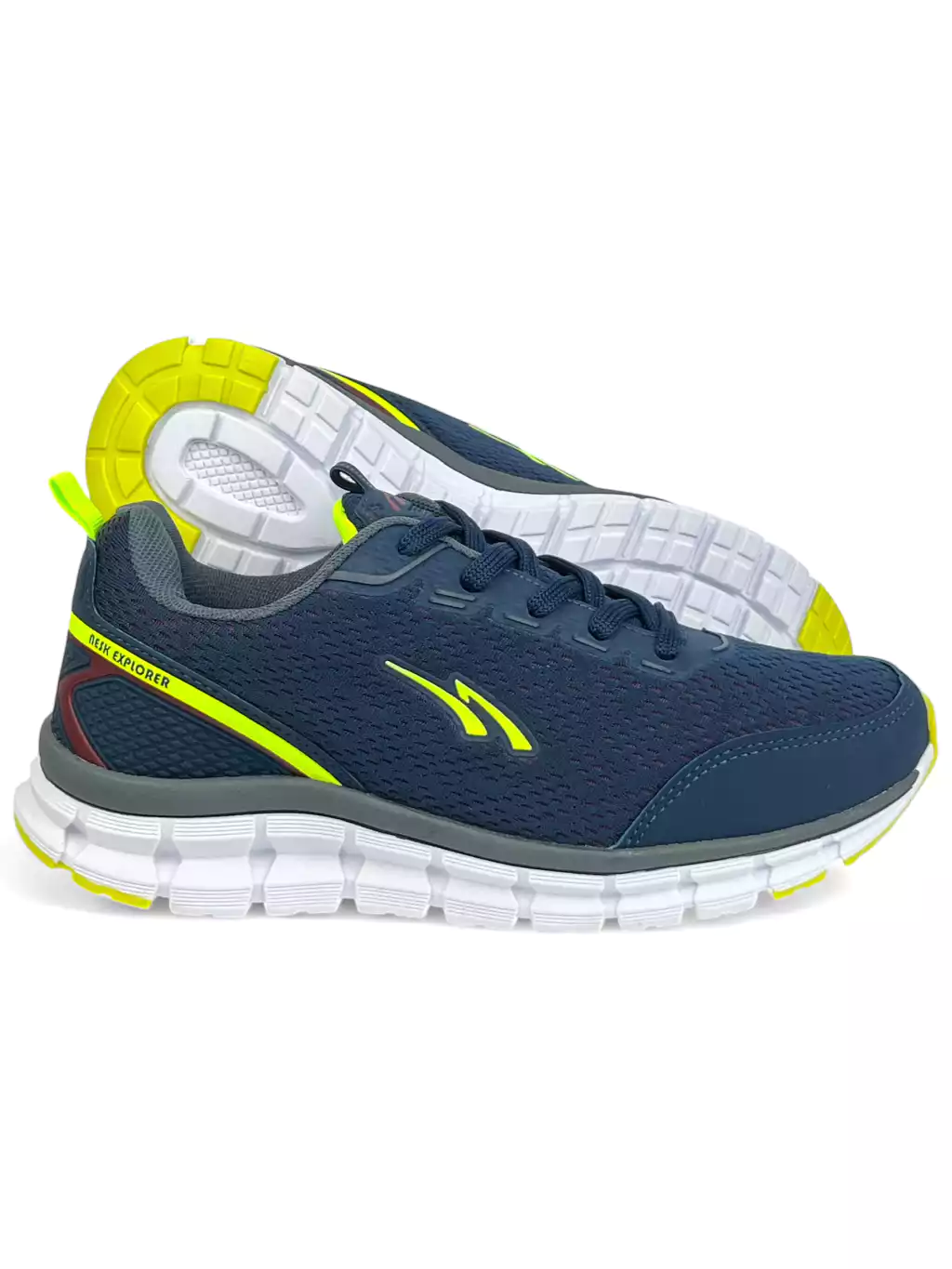 TÊNIS ESPORTIVO NESK EXPLORER - MARINHO/AMARELO FLUOR