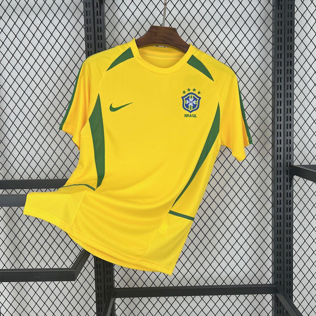 Camisa Brasil Copa 2002 Home Retrô
