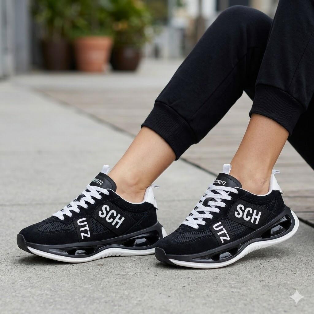 Comprar Tênis Schutz Chunky Logomania com Mesh S226370003 Preto/Branco
