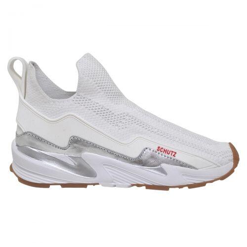 Comprar Tênis Schutz Casual Slip On Knit S220370013 Branco/Prata
