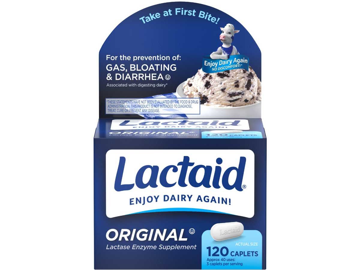 Comprar LACTAID ORIGINAL ENZIMA LACTASE 120un Omega Importados