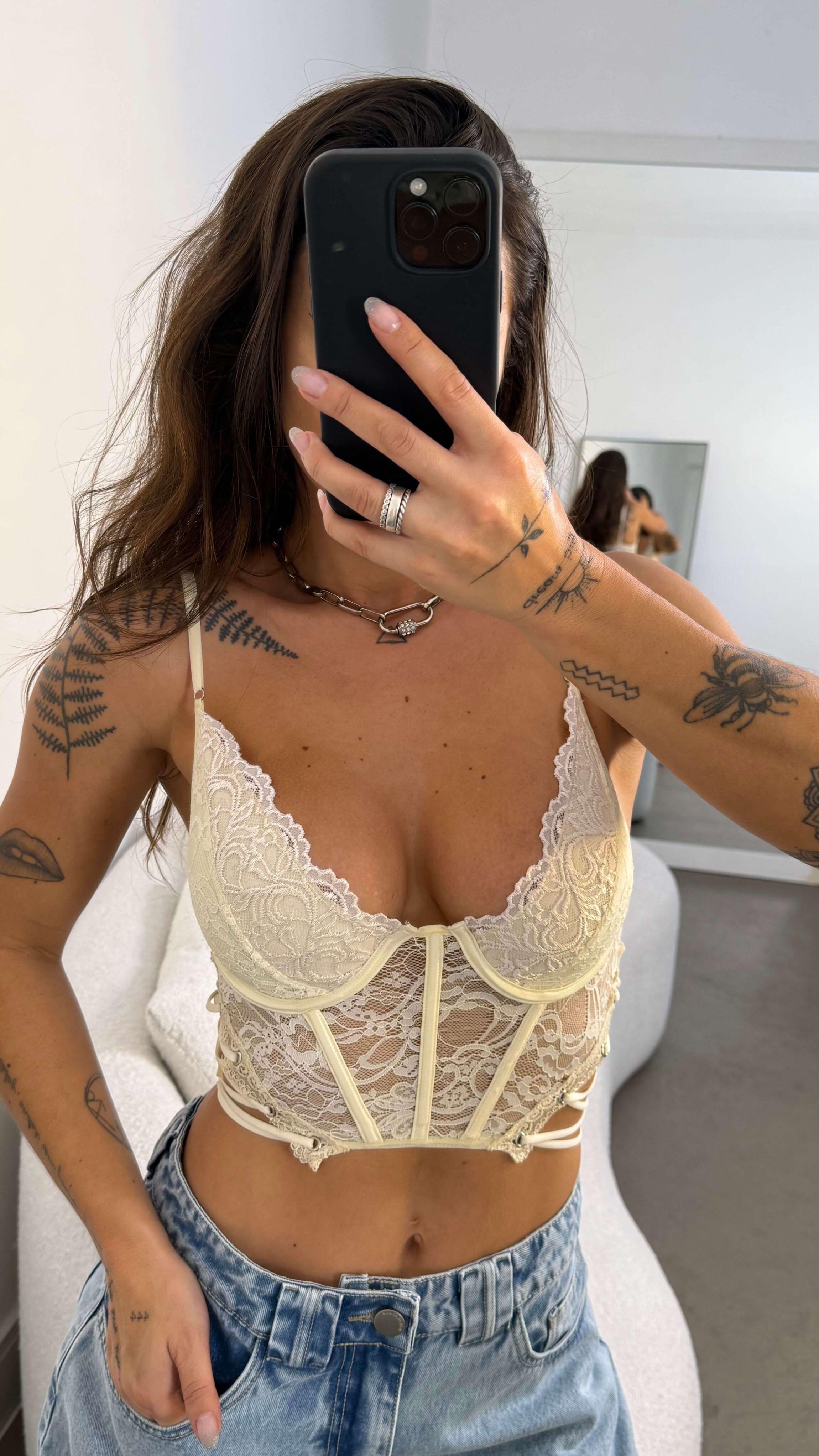 Dara Straight Cut Overbust Corset