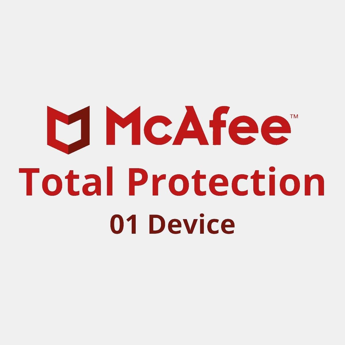 McAfee Total Protection 01 Device - a partir de R$78,21