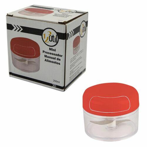 Mini Processador Triturador Alimentos Manual 2 Laminas Inox