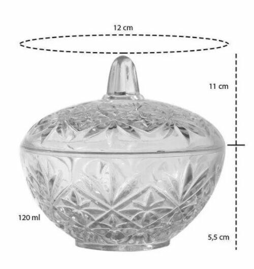Bomboniere Baleiro Pote Decorativo 120ml Vivian
