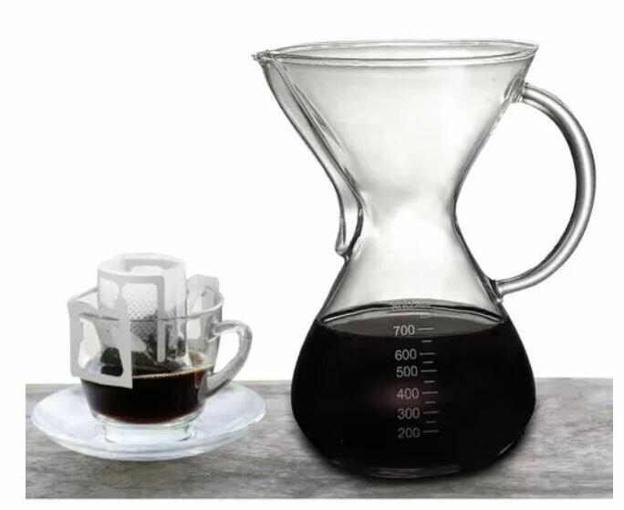Jarra de café de vidro 800 ml