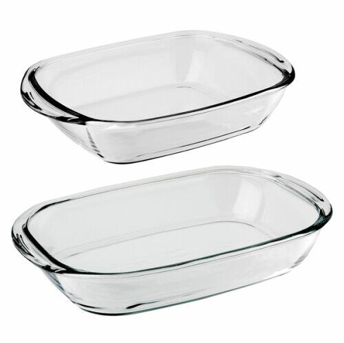 Conjunto 2 Assadeiras em Vidro 1,8L e 3,1L - Nadir