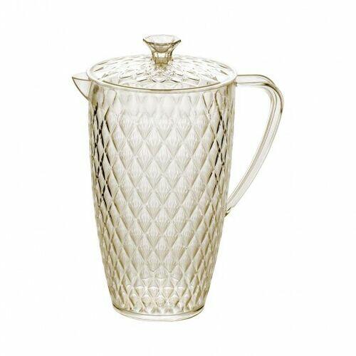 Jarra de Plástico 2 L Cristal Glamour Citrino - Plasútil