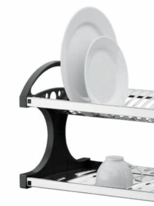 Escorredor 16 Pratos louças Com Porta Talheres - Brinox