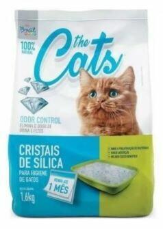 Cristais de Sílica Para Higiêne de Gatos 1,6kg Pet&#039;s Brasil