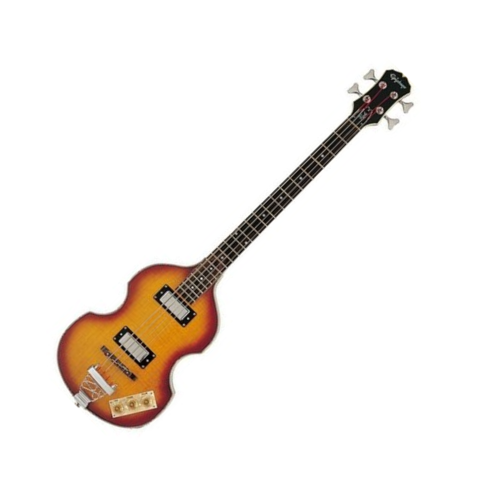 エレキベース Viola Bass エピフォン(フレットレス) Contrabaixo Elétrico Viola Bass 4 Cordas Vintage - Epiphone - R