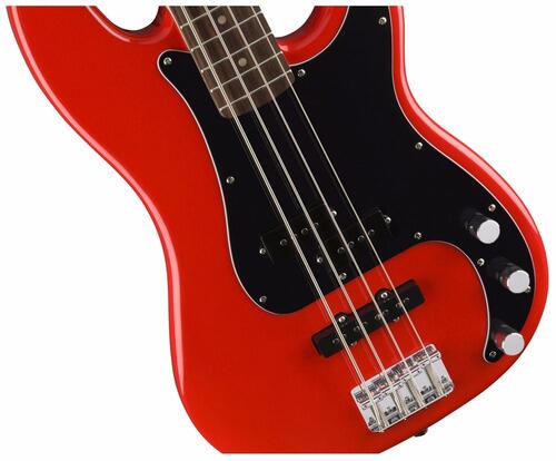 【11729】【左利き用】 Squier by Fender PJ レッド 鼈甲 Contrabaixo Fender Squier Affinity PJ.BASS - 506 RED - R$3.750,00