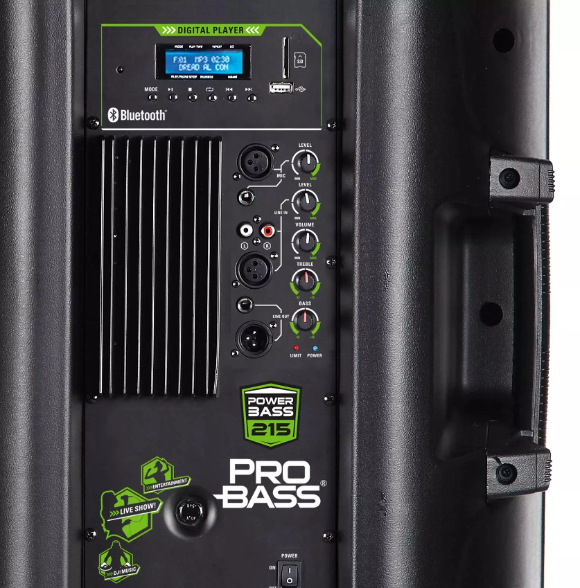 Comprar Caixa Ativa 2x 15 polegadas Pro Bass Power Bass 215 - R