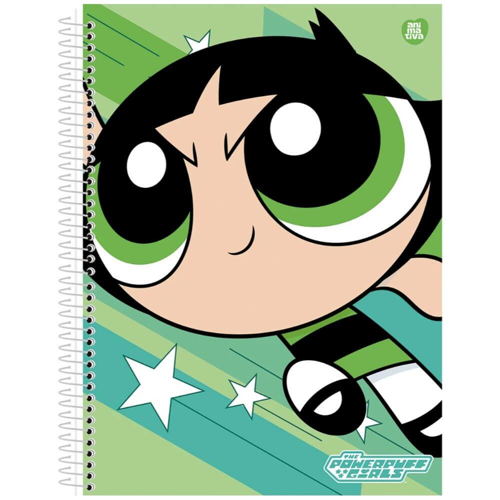 Caderno Universitario Meninas Super Poderosas 1 Materia Capa Dura ...