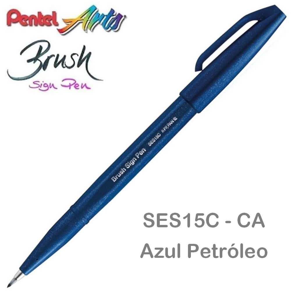 Caneta Brush Sign Pen Touch SES15C - Pentel