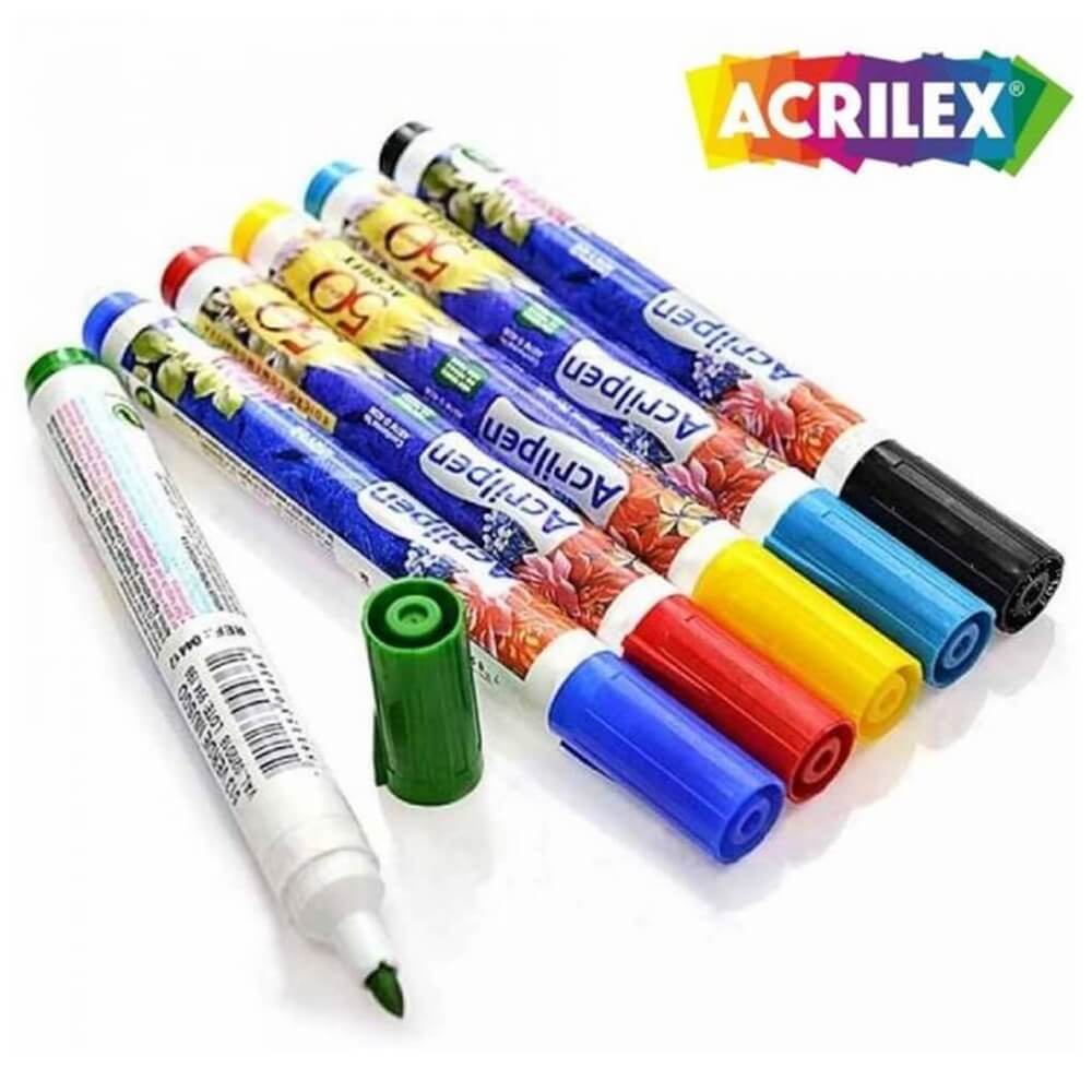 Caneta para Tecido Acrilpen - Acrilex