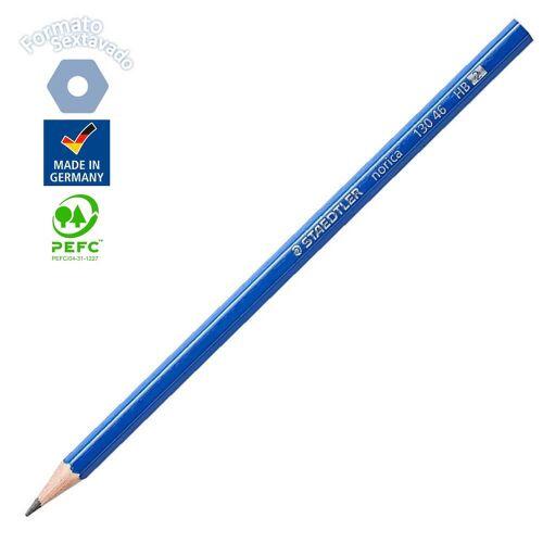 Lapis Preto N2 HB Hexagonal Norica 130 46 (Unidade) Staedtler - a