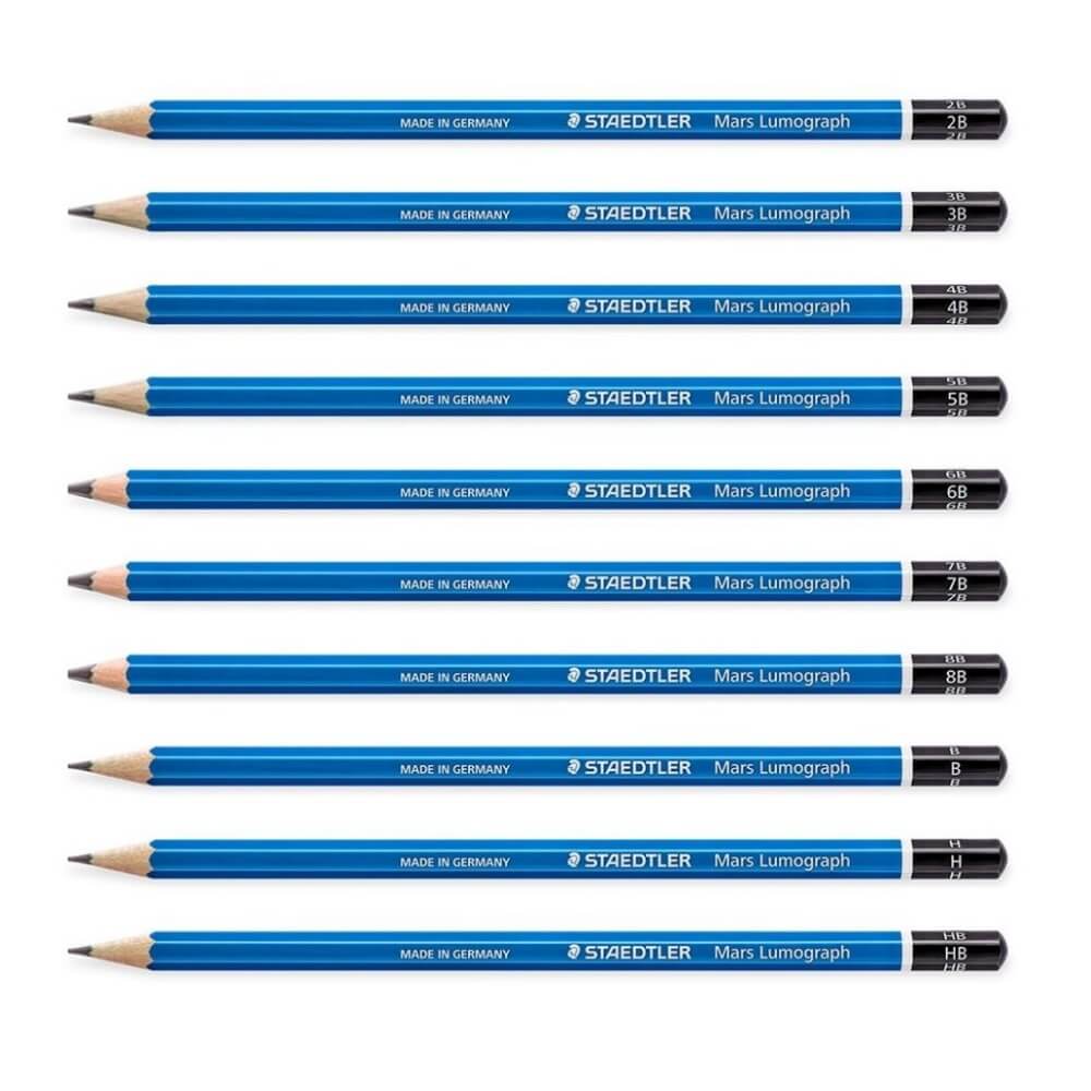 Lápis Grafite Mars Lumograph 100 (Unidade) Staedtler