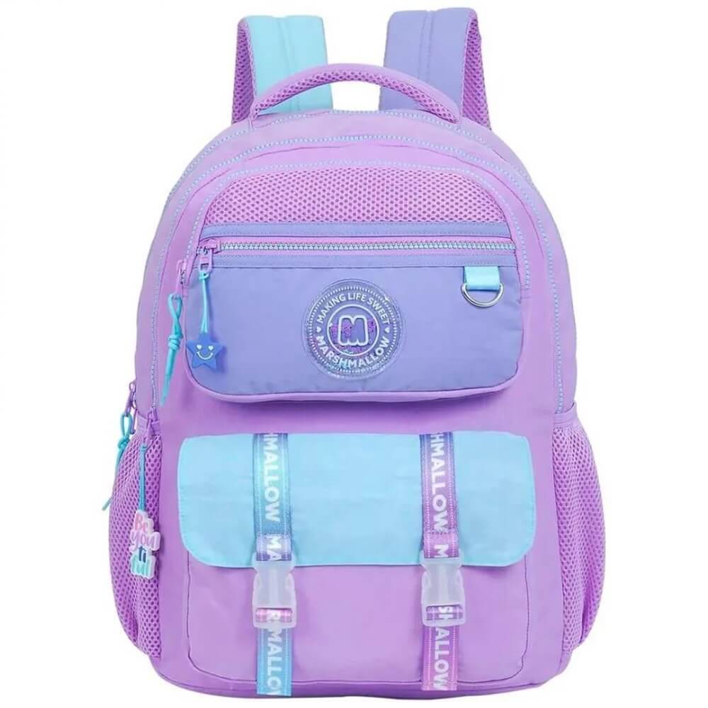 Macimallo（感謝）/5 Mochila de Costas Marshmallow Galaxy Purple - Diplomata - a partir