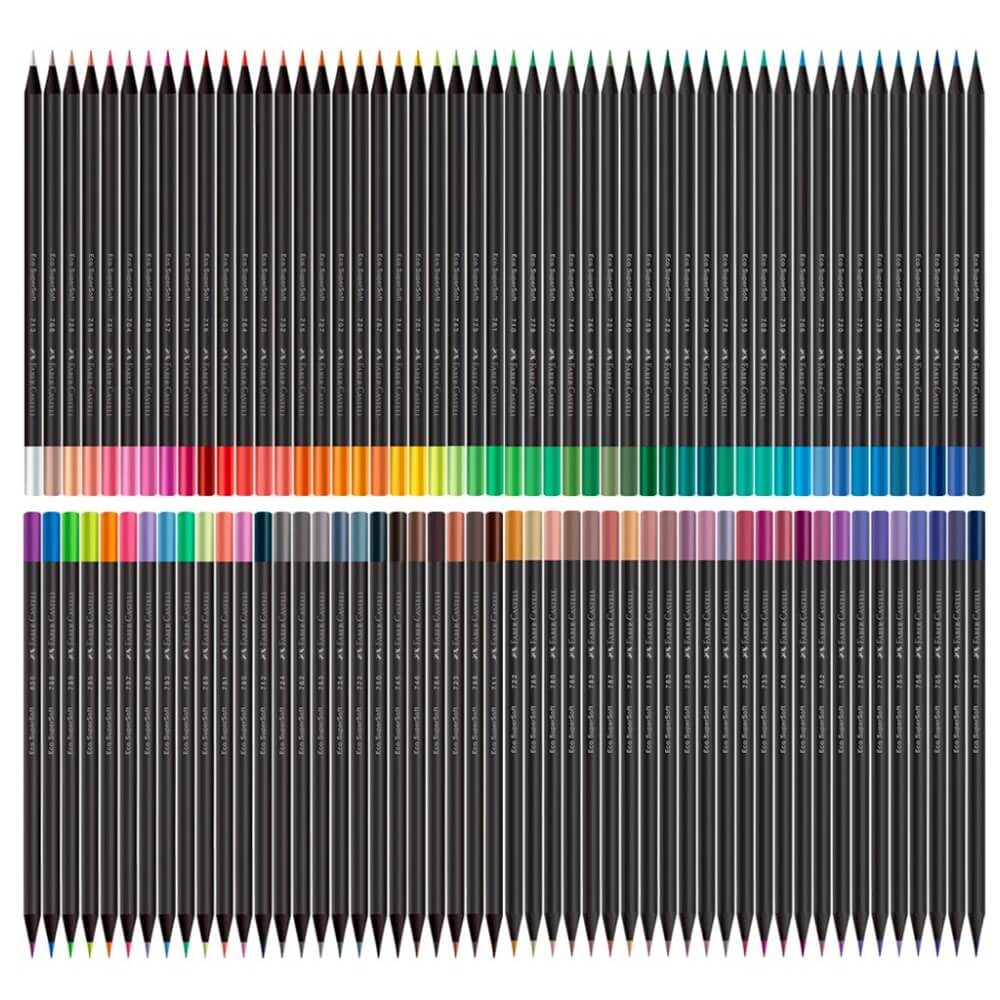 Ecolapis de Cor Supersoft com 100 Cores - Faber-Castell - a partir de R ...