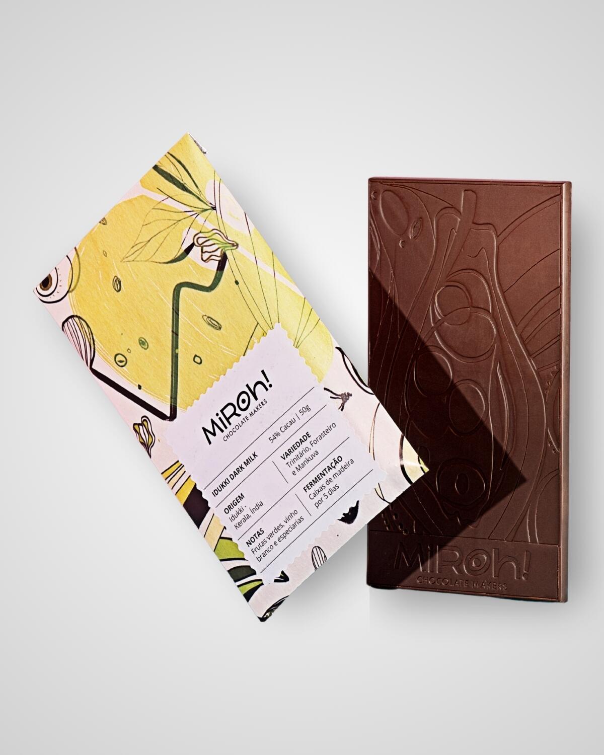 Comprar Chocolate Índia Idukki 54% Dark Milk - R$34,90