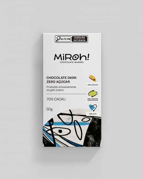 Comprar Chocolate Dark Zero Açúcar 70% - R$32,90 - Miroh! Chocolates