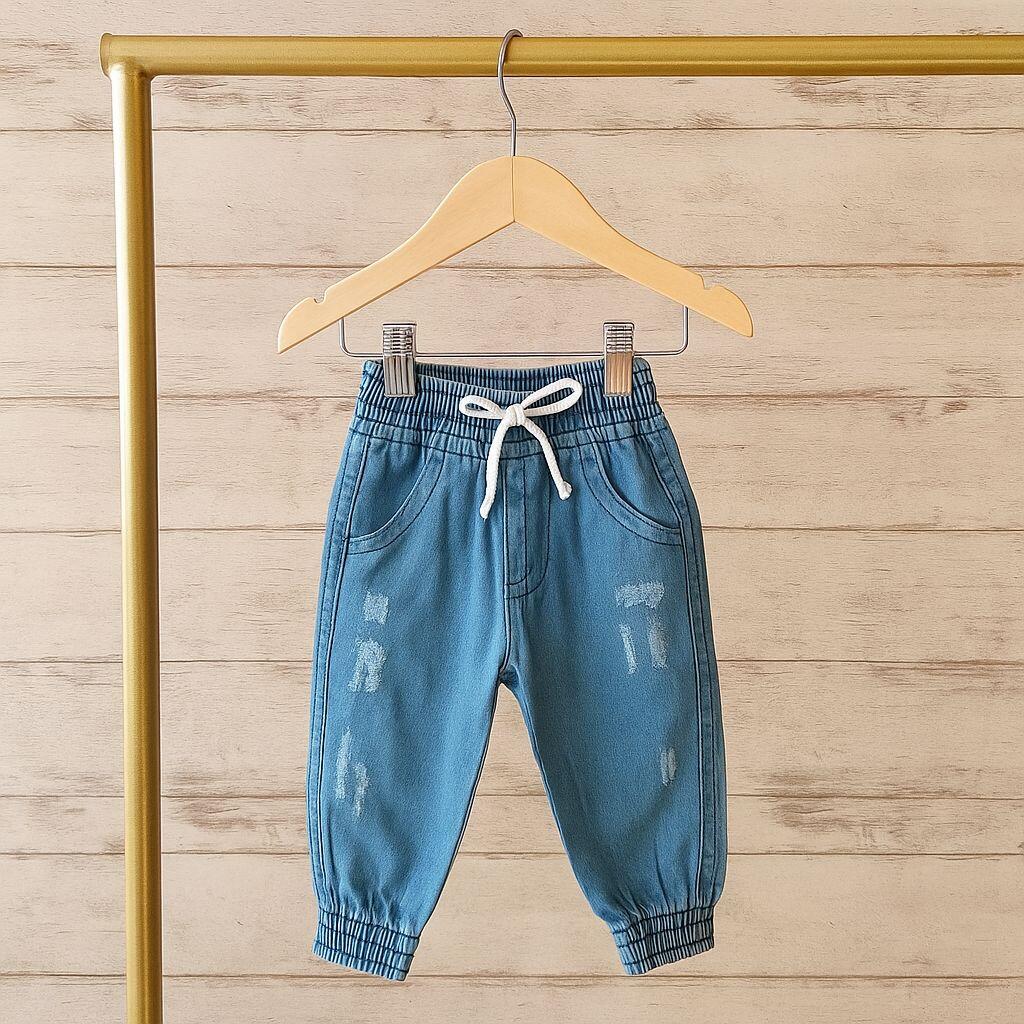 Comprar Calça Jogger Jeans Claro Unissex (REF: 098) R$20,00