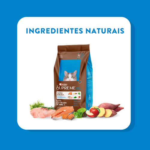 Comprar Quatree Supreme Gatos Castrado Senior +7 - 10.1KG - a