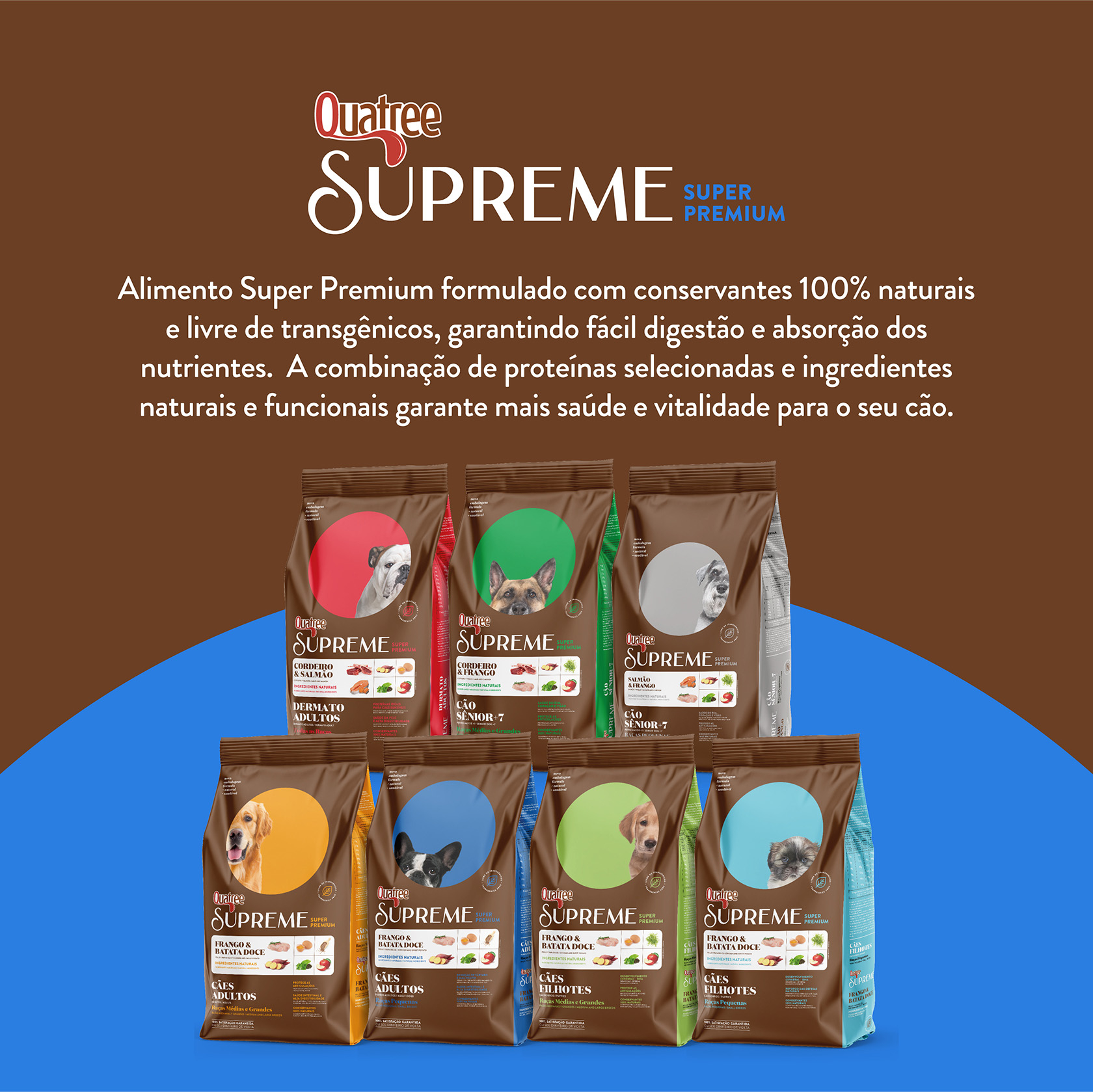 Supreme 付録 ４set Comprar Ração Quatree Supreme para Cães Adultos de Raças Pequenas