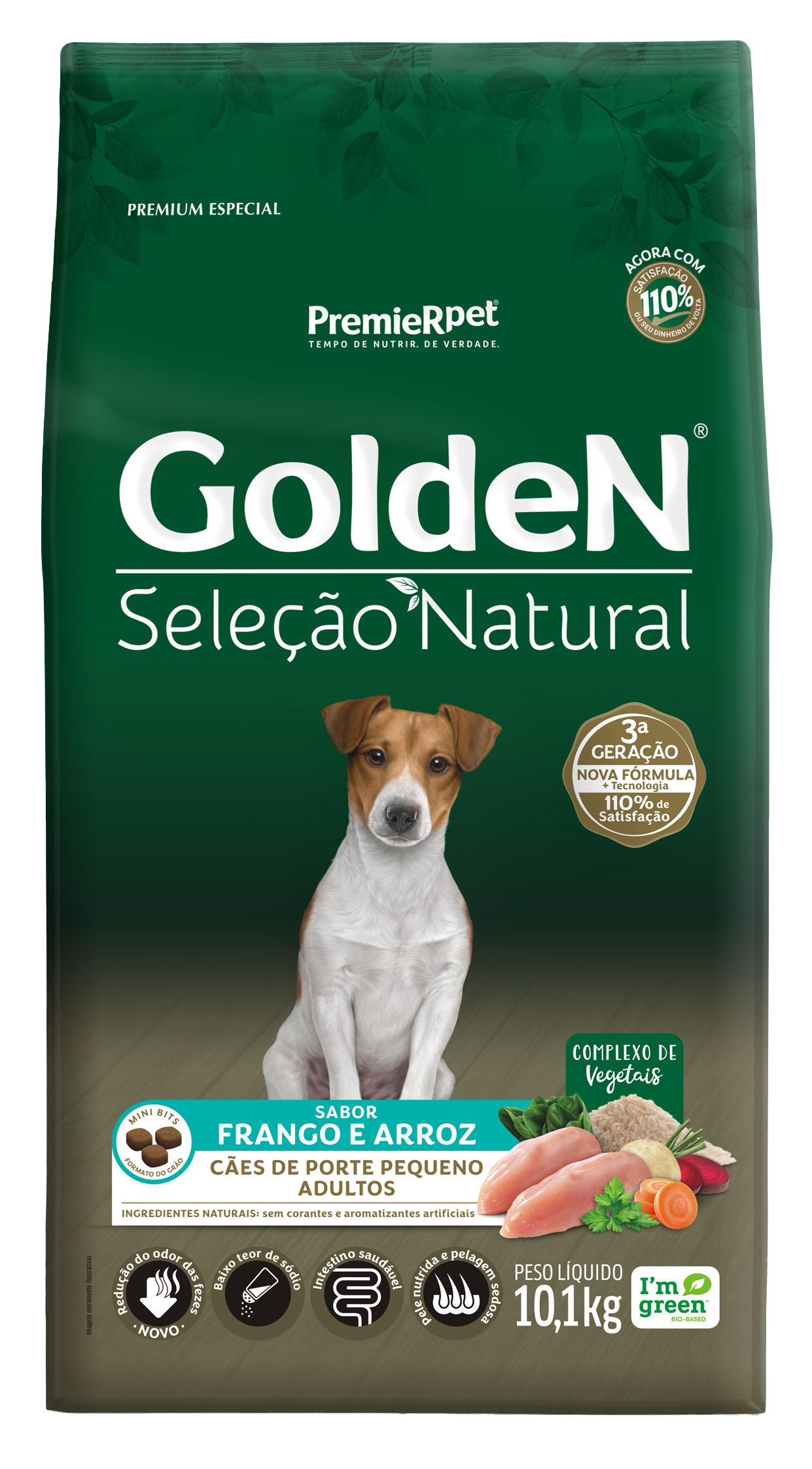 Comprar Ração Golden Seleção Natural Mini Bits para Cães Adultos