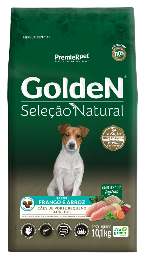 Comprar Ração Golden Seleção Natural Mini Bits para Cães Adultos