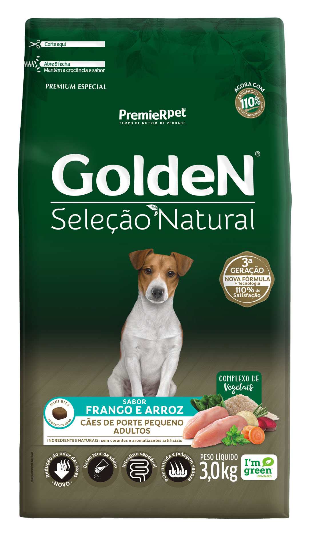 超美品 Golden Nugget 緑 カジノデック ゴールデンナゲット Comprar Ração Golden Seleção Natural Mini Bits para Cães Adultos