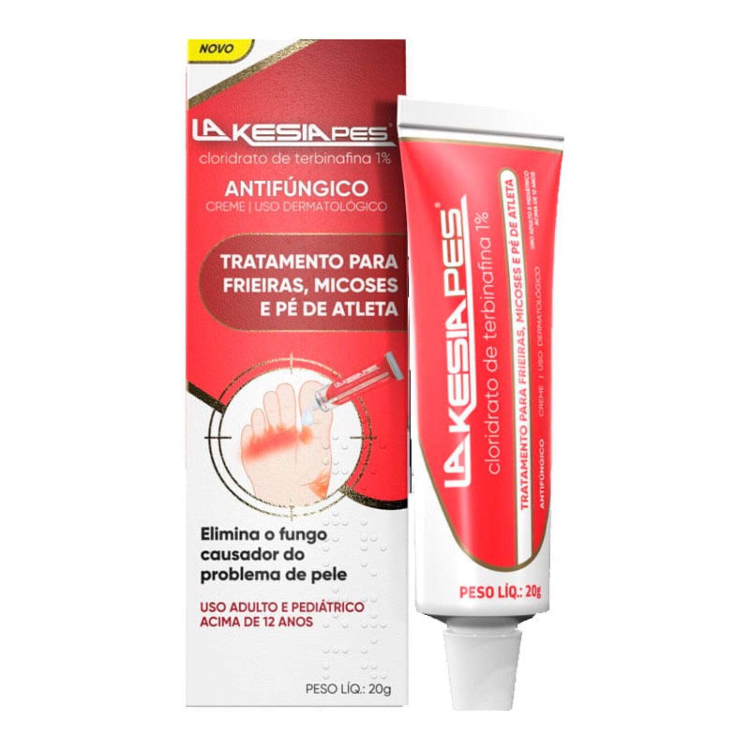 Comprar CREME ANTIFÚNGICO LAKESIA PES 20G - R$26,90