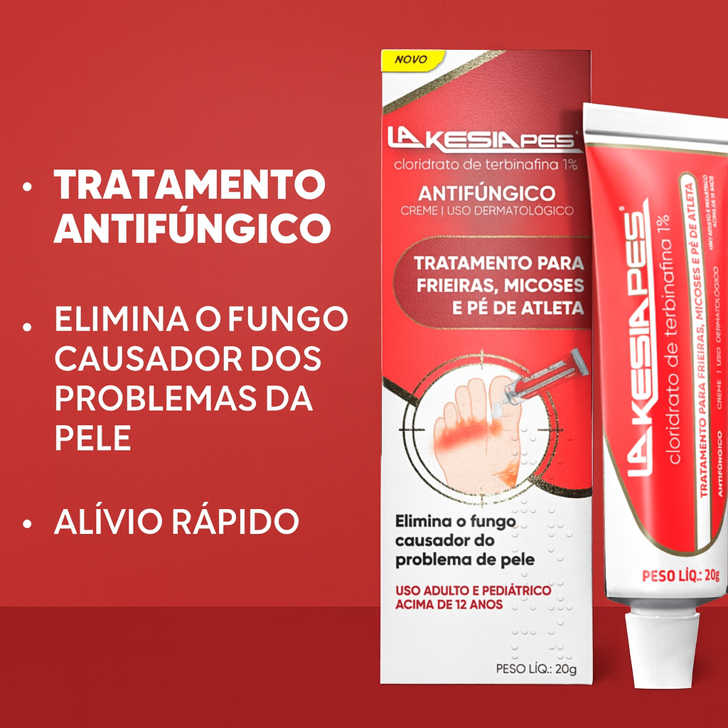 Comprar CREME ANTIFÚNGICO LAKESIA PES 20G - R$26,90