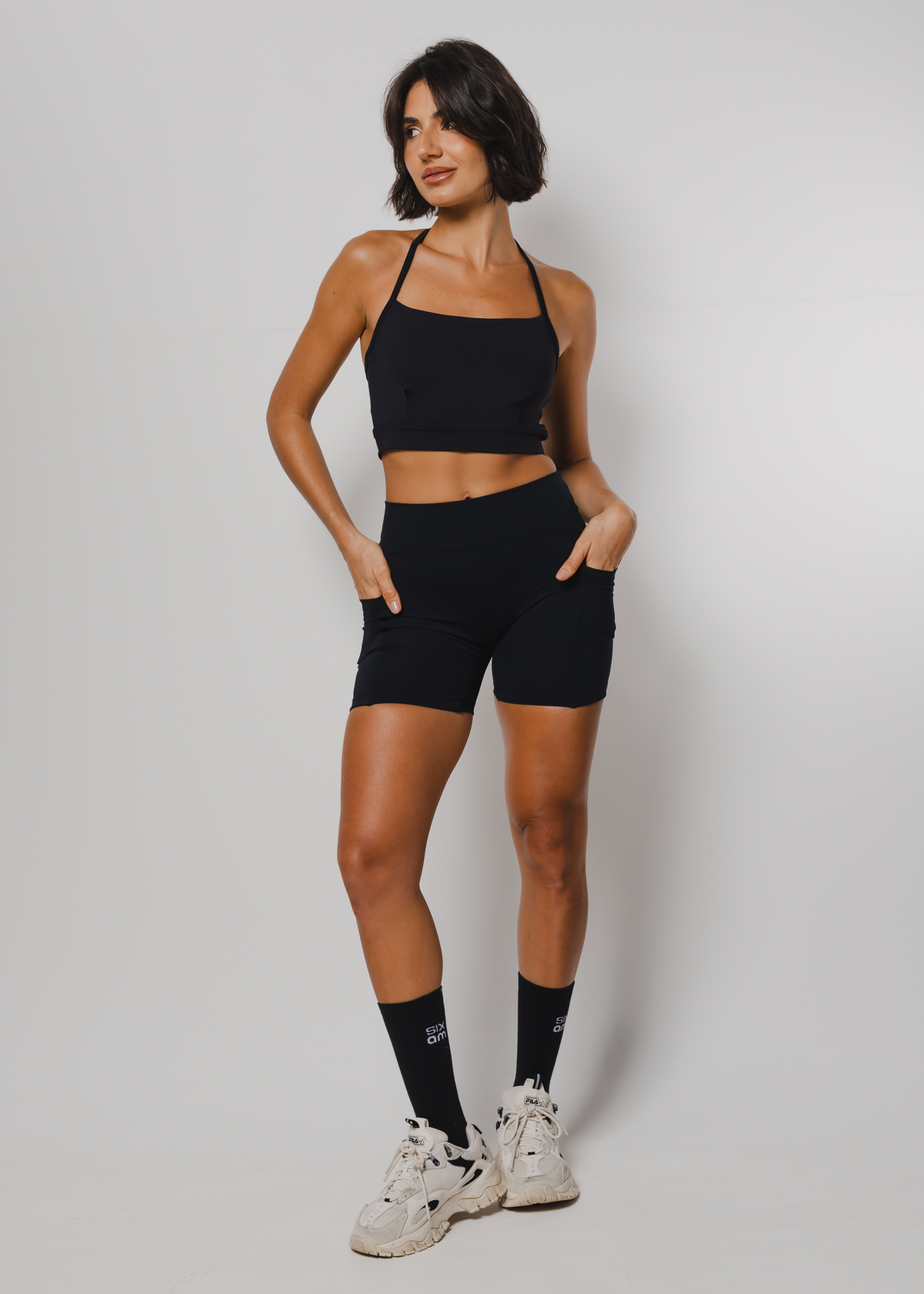 Short Frame Short Com Bolso Frame Ultra Black - a partir de R$141,55