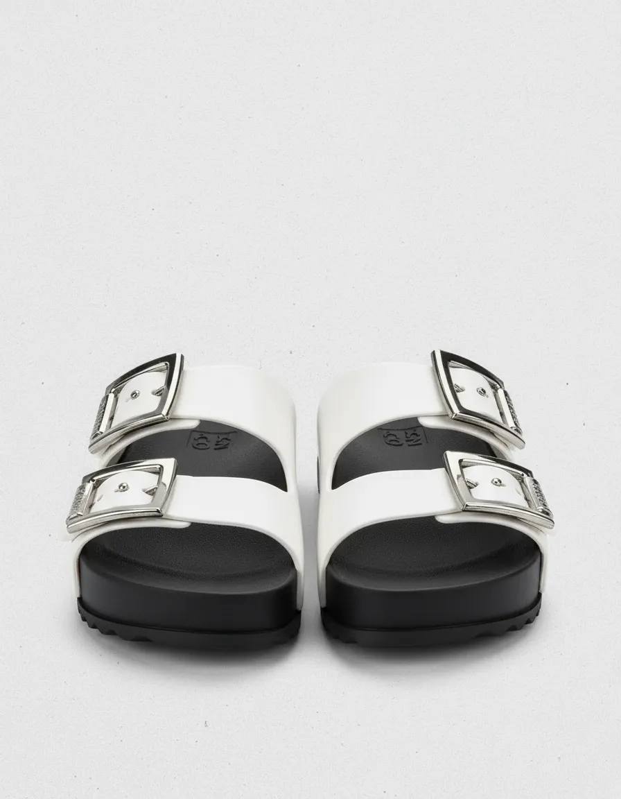 Comprar Sandália Original Zaxy Partner Feminina Papete Fivela Birken