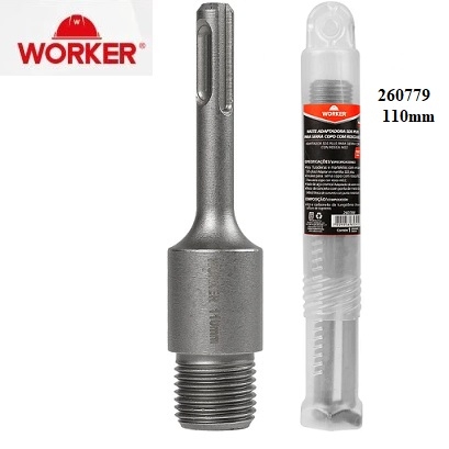 Comprar SUPORTE HASTE PARA SERRA COPO METAL DURO SDS PLUS 110mm