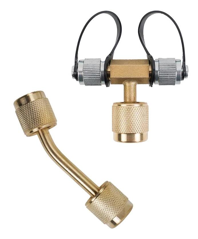 Comprar ADAPTADORES PARA VACUOMETRO KIT COM 2 PÇS (CURVO+TEE