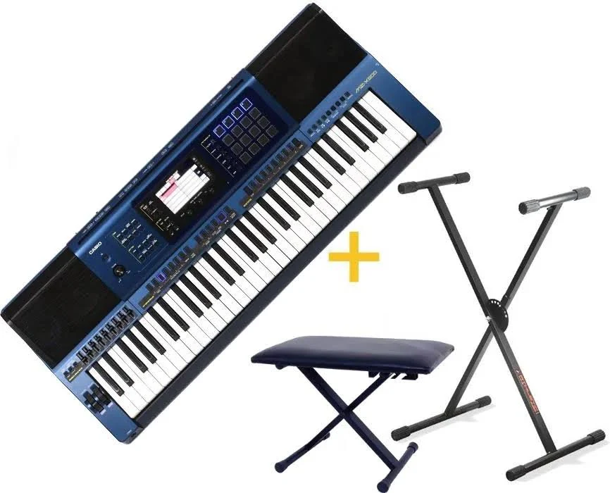 Comprar Teclado Musical Casio MZ-X500K2-BR Arranjador Digital Azul