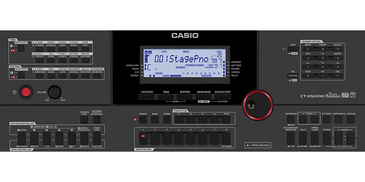 Comprar Teclado Digital Casio CT-X5000C2-BR Intermediario - a