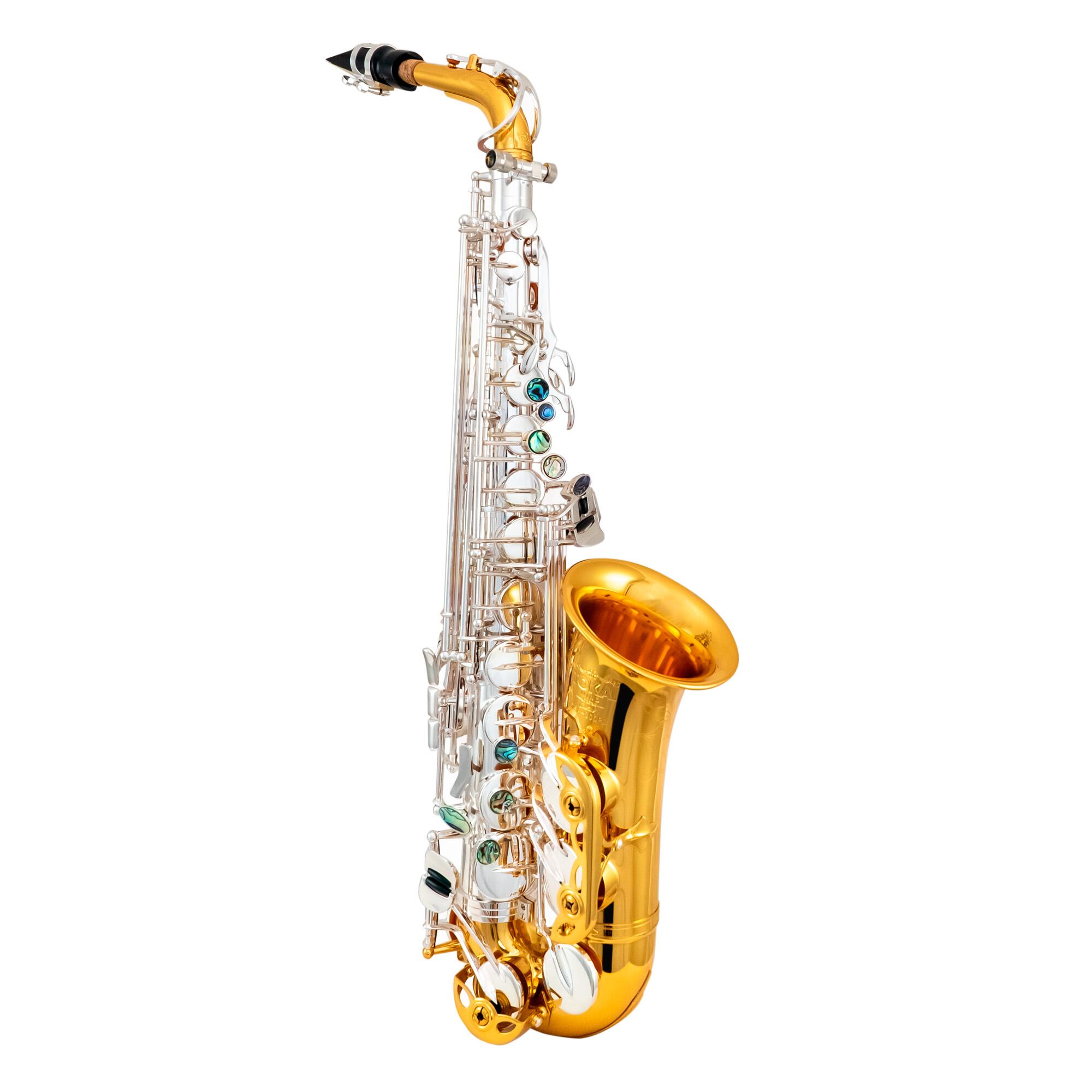 Comprar Sax Alto Mib Tokai TSA-300Pg Prata com Campana/Tudel Dourado