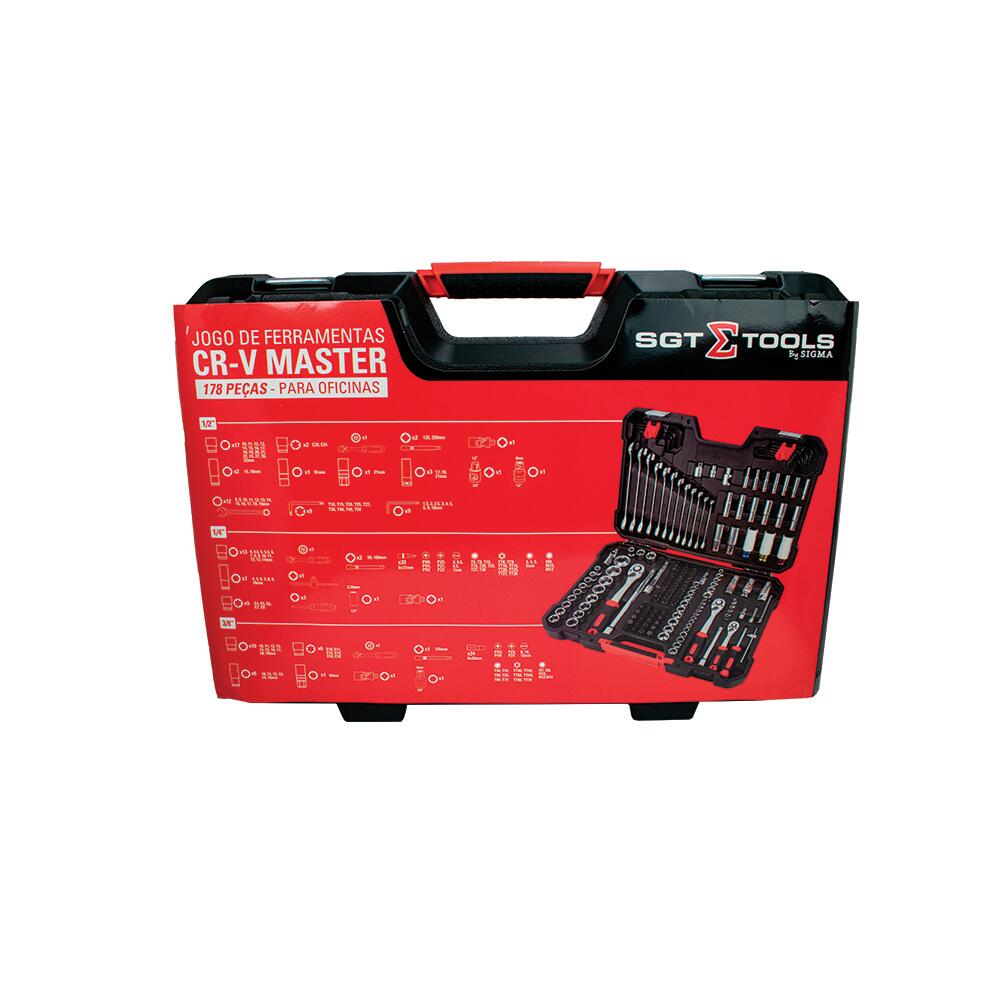 Comprar Jogo de Ferramentas CR-V Master 178 Peças Profissionais