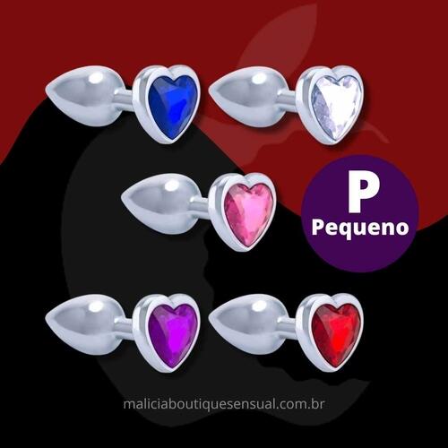 Comprar Plug Anal (Pequeno) em Metal Cromado Corao