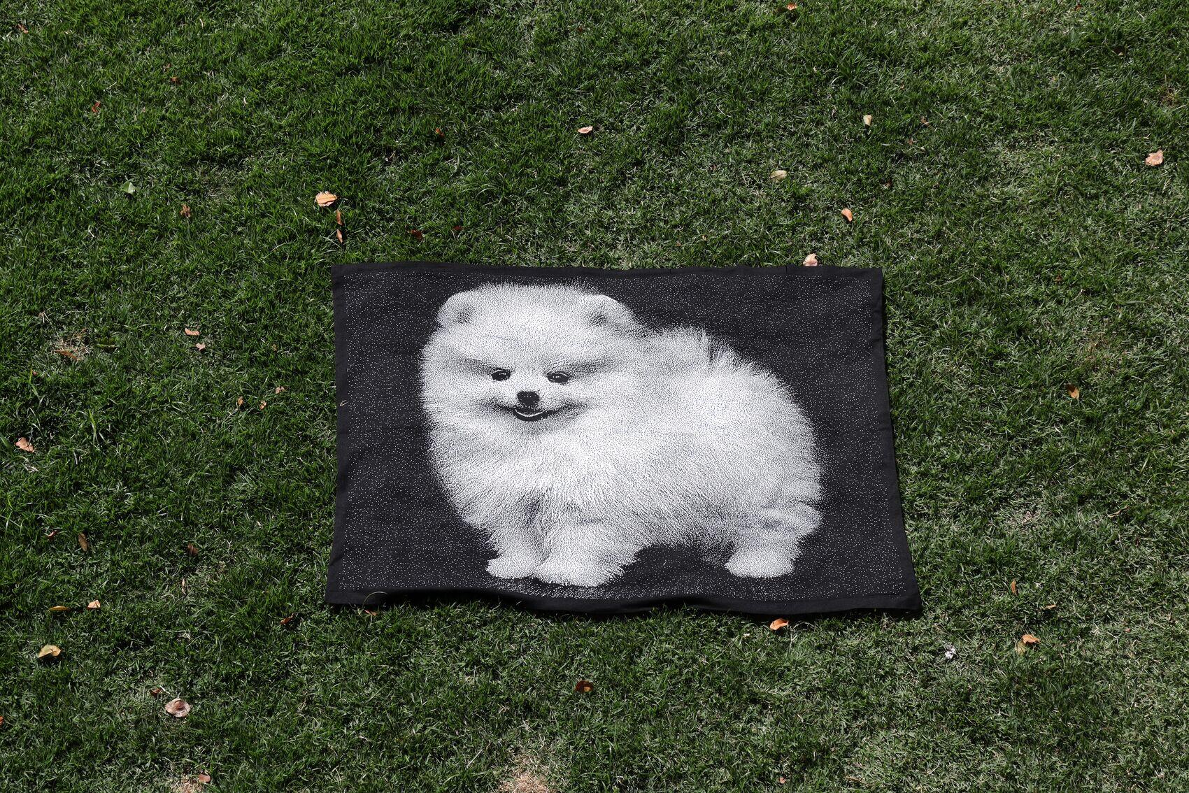 MANTA PERSONALIZADA EM TRICÔ - TAMANHO P (1m X 1.30m)