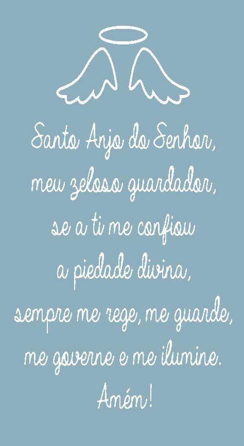 MANTA DE TRICÔ - LINHA TEMÁTICA - SANTO ANJO