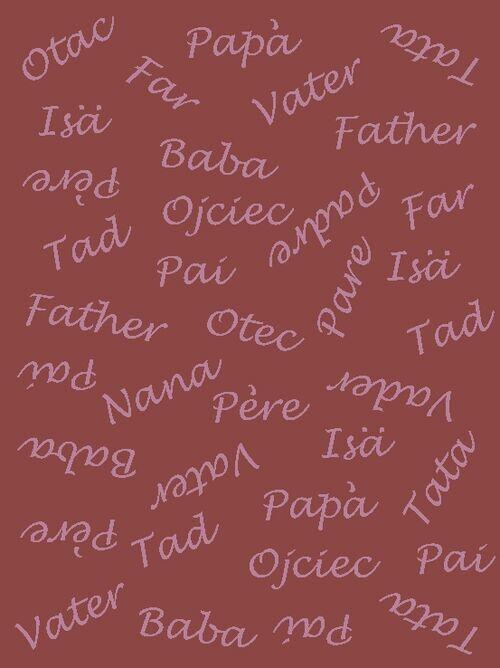 MANTA DE TRICÔ - LINHA TEMÁTICA - DIA DOS PAIS - MANUSCRITO