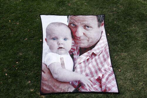 MANTA PERSONALIZADA EM TRICÔ - TAMANHO XG (2m X 2.6m)