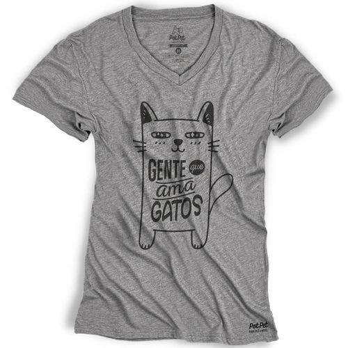 Camiseta Gente Que Ama Gatos